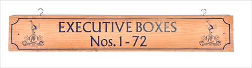 Lot 321 - Tottenham Hotspur: an original wooden internal...