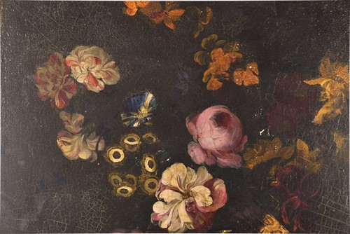 Lot 7 - Dutch School, 19th century depicting a floral...