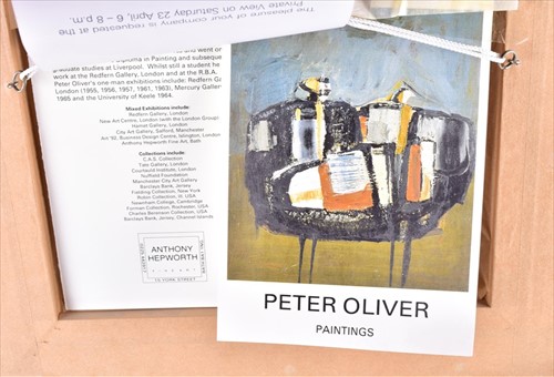 Lot 80 - Peter Oliver (1927-2006) British 'Three...