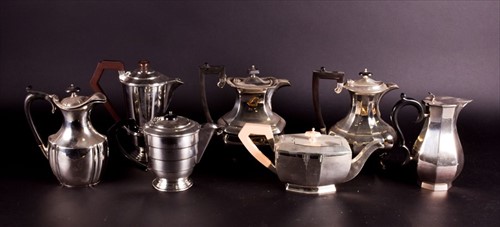 Lot 498 - A collection of seven assorted silver plated...