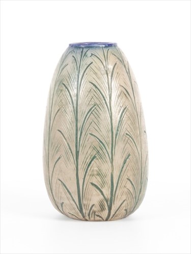 Lot 233 - A late Martin Brothers vase by Clement Martin,...