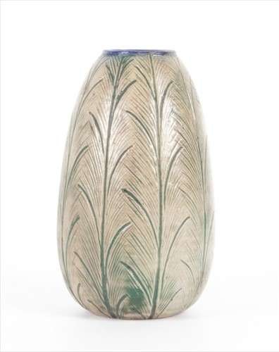 Lot 233 - A late Martin Brothers vase by Clement Martin,...