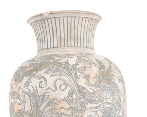 Lot 244 - A late 19th century Martin Brothers vase of...