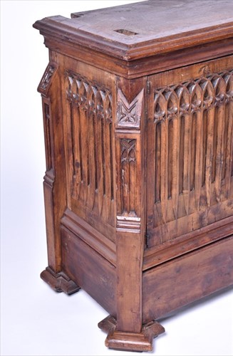 Lot 149 - An impressive 19th century Gothic revival oak...
