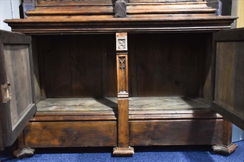 Lot 149 - An impressive 19th century Gothic revival oak...