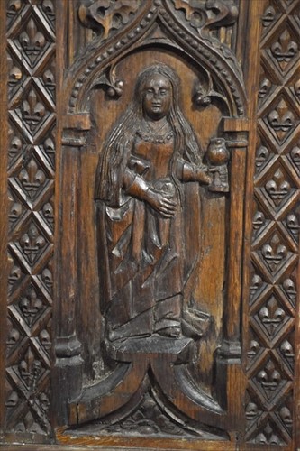 Lot 149 - An impressive 19th century Gothic revival oak...