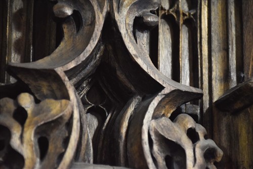 Lot 149 - An impressive 19th century Gothic revival oak...
