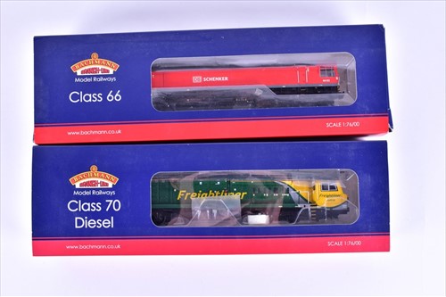 Lot 289 - Two boxed Bachmann Branch-Line locomotives...