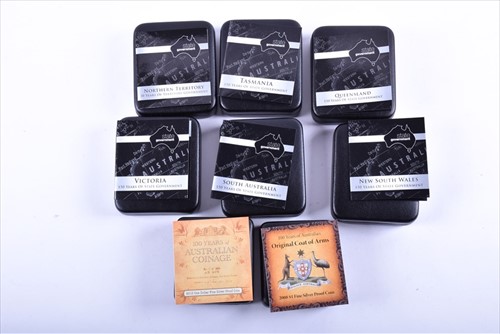 Lot 411 - A group of five Australian commemorative...