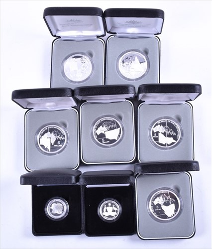 Lot 411 - A group of five Australian commemorative...