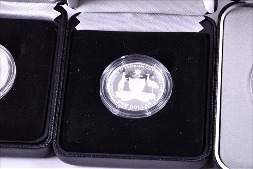 Lot 411 - A group of five Australian commemorative...