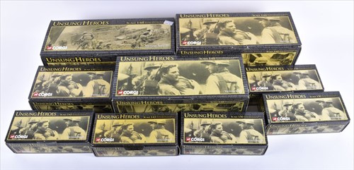 Lot 215 - A group of nine boxed Corgi Vietnam Series...