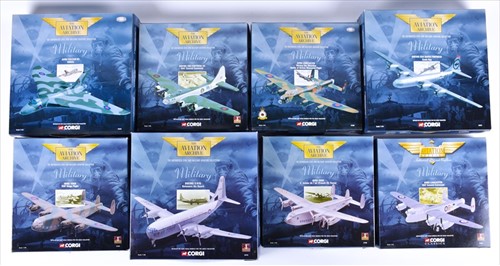 Lot 202 - A group of eight Corgi Aviation Archive boxed '...
