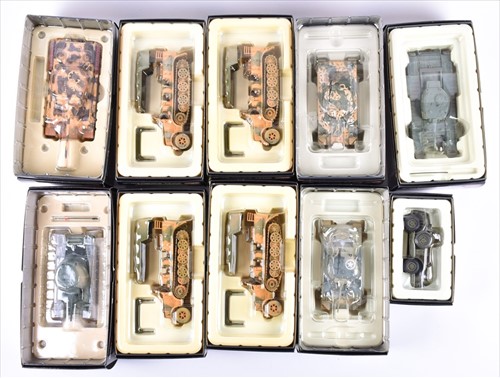 Lot 212 - A group of six boxed Corgi World War II...