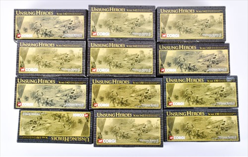 Lot 213 - A group of twelve boxed Corgi Vietnam Series...