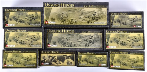 Lot 222 - A group of ten boxed Corgi Vietnam Series...