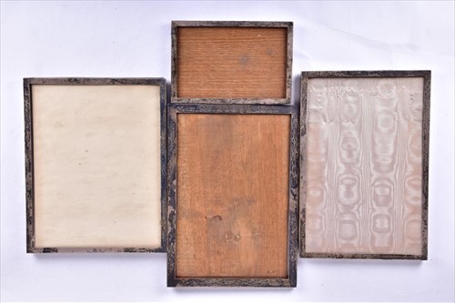 Lot 469 - Four silver mounted photograph frames various...