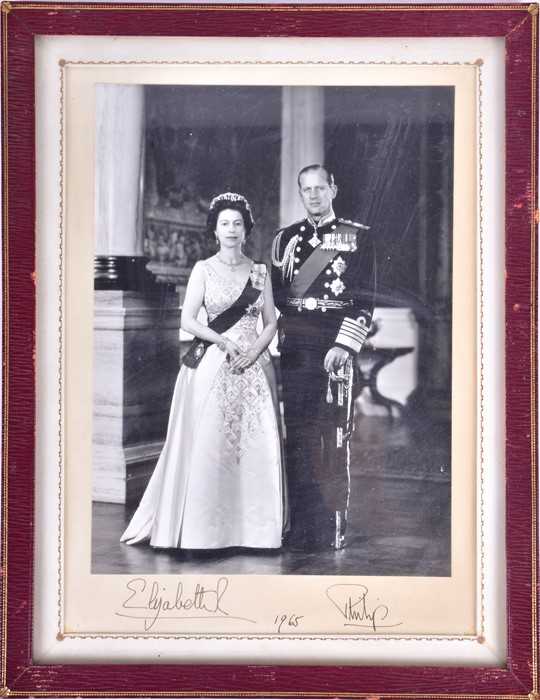 Lot 234 - An autopen signed black and white presentation...