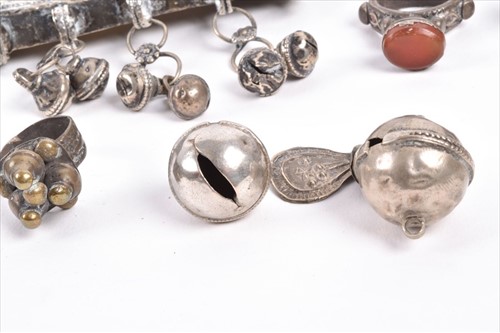 Lot 174 - An unusual group of white metal items...