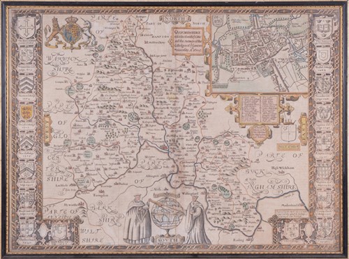 Lot 144 - John Speed (1552-1629) British 'Oxfordshire',...