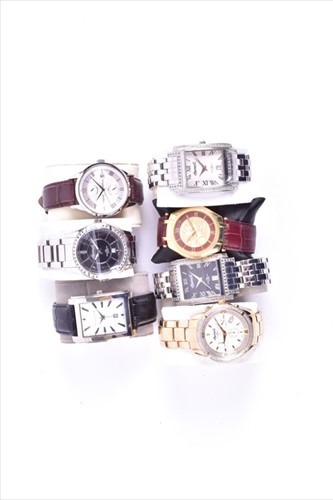 Lot 423 - A group of seven assorted watches comprising...