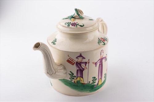 Lot 179 - A late 18th century Staffordshire creamware...