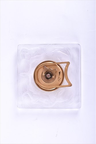 Lot 390 - A Rene Lalique opalescent glass 'Naiades' 8...
