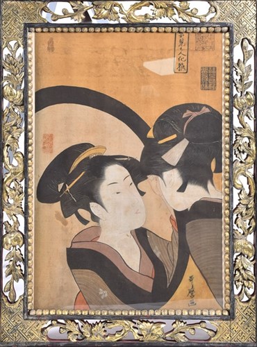 Lot 177 - AfterÂ Kitagawa Utamaro (c. 1753-1806) A group...