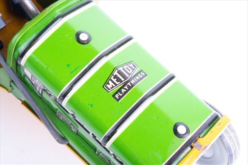 Lot 191 - A Japanese tinplate Magic Action Bulldozer in...