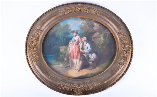 Lot 112 - Louis Huard (?-1842) French depicting aÂ scene...