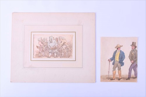 Lot 30 - Attributed to Henry Wigstead (1745-1800)...