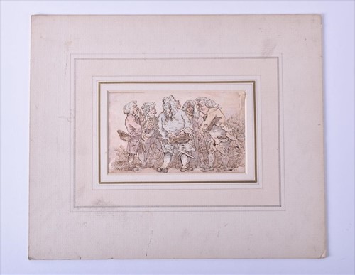 Lot 30 - Attributed to Henry Wigstead (1745-1800)...