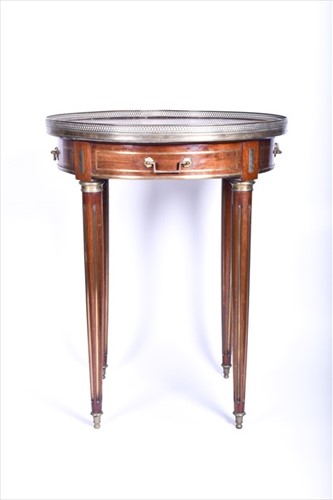 Lot 156 - A French 19th century circular walnut...