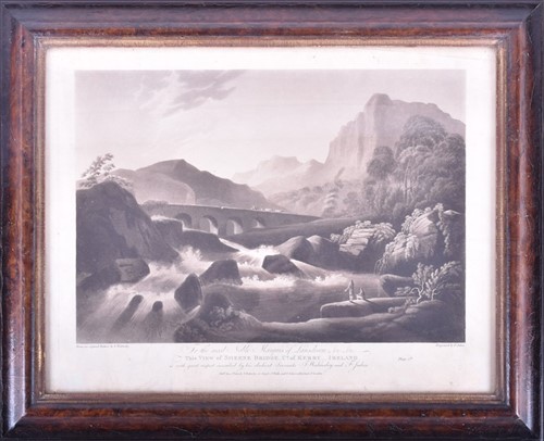 Lot 125 - A group of five 19th century engravings and...