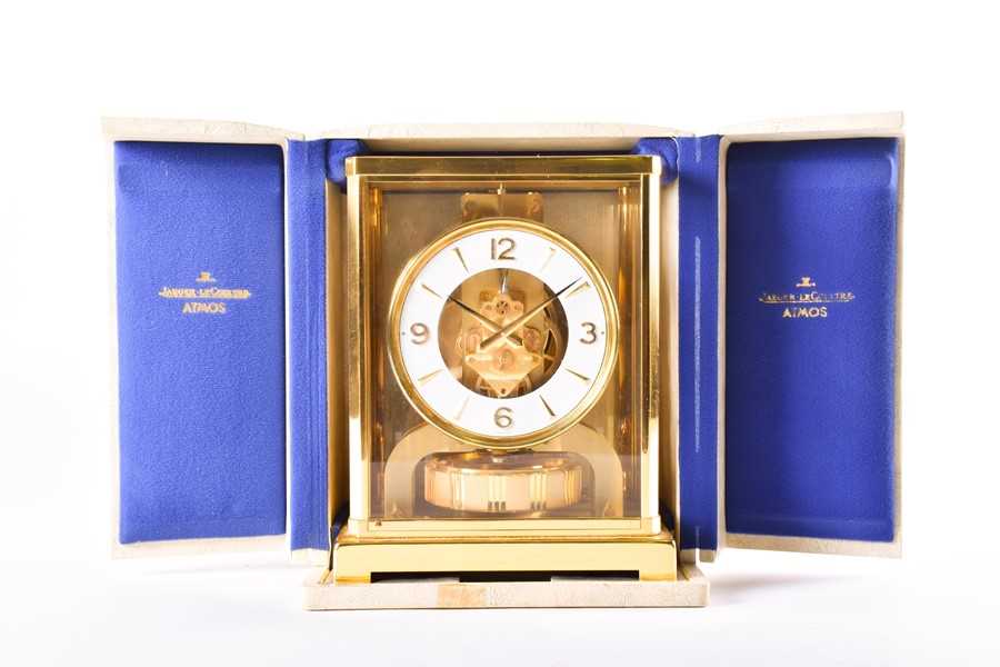 Lot 409 - A Jaeger-LeCoultre 'Atmos' clock, in a...