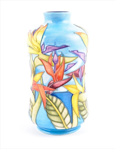 Lot 234 - A Moorcroft vase in the California pattern...