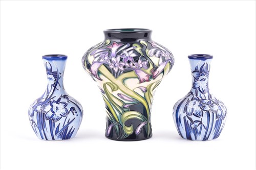 Lot 235 - A Moorcroft 'Isis' pattern vase designed by...