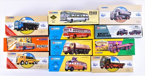 Lot 241 - A group of eleven boxed Corgi Classics diecast...