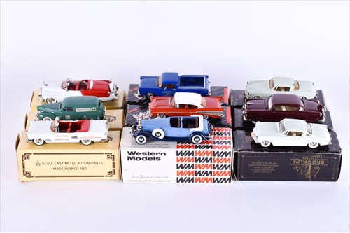 Lot 251 - A group of 3 Brooklyn collection 1/43 scale...