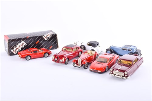 Lot 236 - A collection of Western Models diecast cars to...