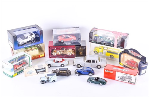 Lot 233 - A group of six Somerville car models including...