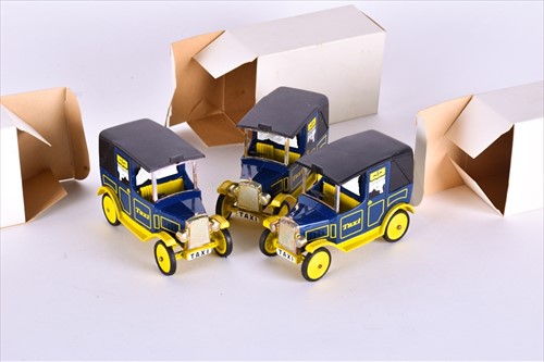 Lot 244 - A collection of 57 boxed Dinky Toys Taxi...