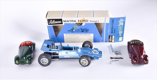 Lot 262 - A boxed Schuco clockwork 1074 Matra Ford...