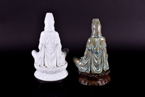 Lot 248 - Two Lladro porcelain models of 'Kwan Yin'...