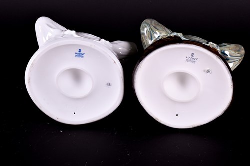 Lot 248 - Two Lladro porcelain models of 'Kwan Yin'...