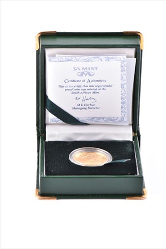 Lot 304 - A 1998 South Africa 'Natura' proof 1/4...