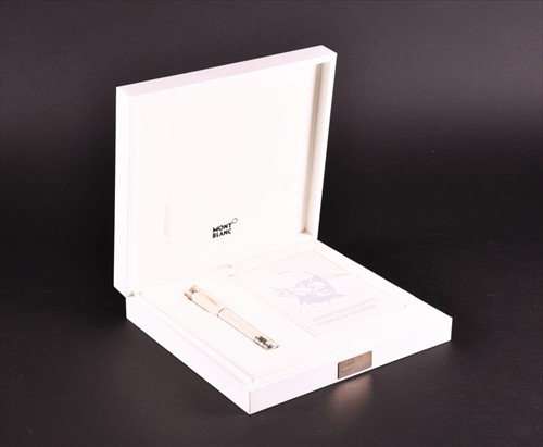 Lot 422 - A Montblanc limited edition rollerball pen...