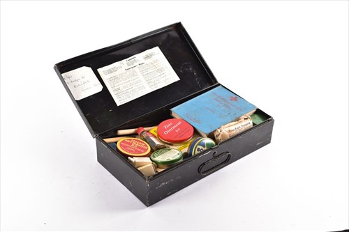 Lot 586 - A mid-20th century French field medical set...