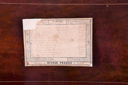 Lot 294 - A 19th century rosewood and inlaid cased Swiss...