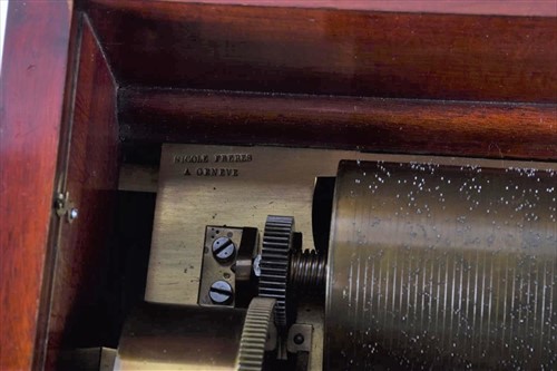 Lot 294 - A 19th century rosewood and inlaid cased Swiss...